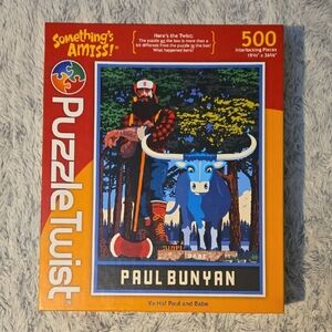 Puzzle Twist Paul Bunyan - Yo Ho! Paul And Babe 500 Piece Puzzle